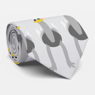 Gravata Ostrich Design