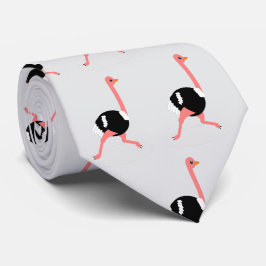 Gravata Ostrich Design