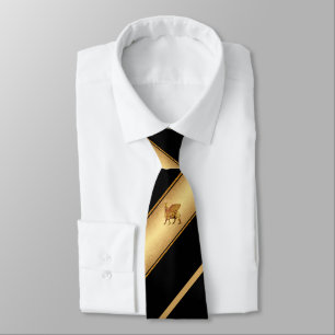 Gravata Ouro Lamassu Neck Tie