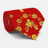 Ouro no teste padrão chinês afortunado vermelho