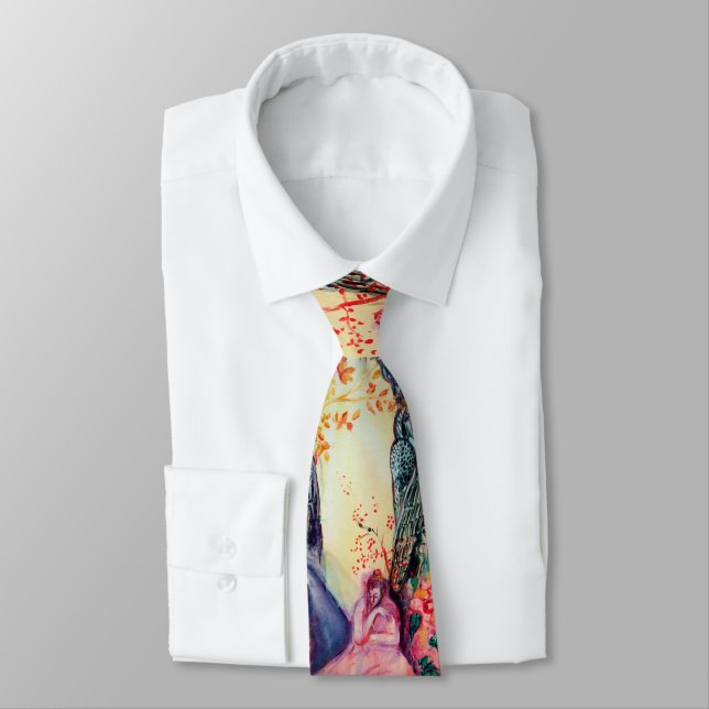 Gravata OURO SONHO / Yoga Meditação Zen Garden (Amarrado)