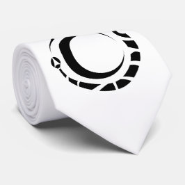 Gravata ouroboros e lua