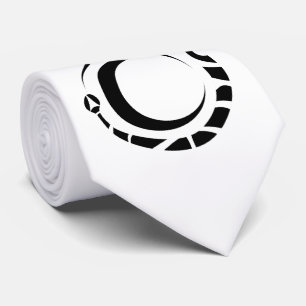 Gravata ouroboros e lua