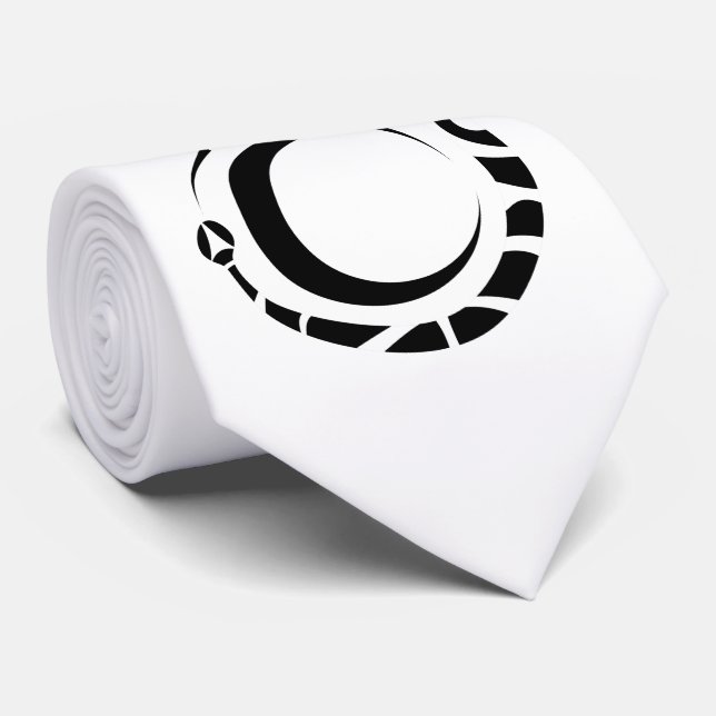 Gravata ouroboros e lua (Rolled)