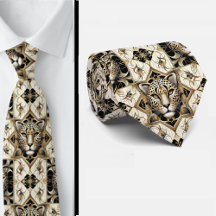 Gravata Ousada de Leopardo | Moda Masculina