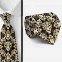 Gravata Ousada de Leopardo | Moda Masculina