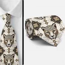 Gravata Ousada de Leopardo | Moda Masculina