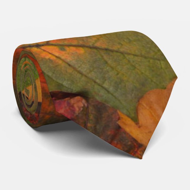 Gravata Outono Colorido (Rolled)
