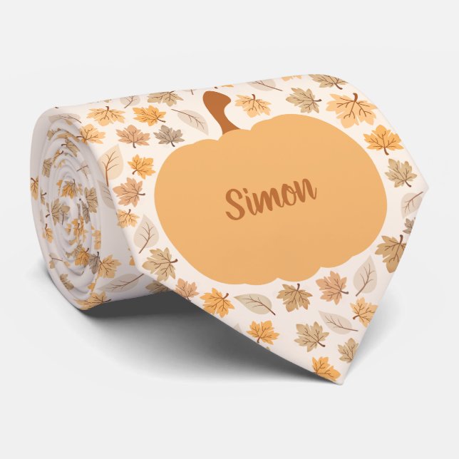 Gravata outono de Colheita de Bompkin (Rolled)