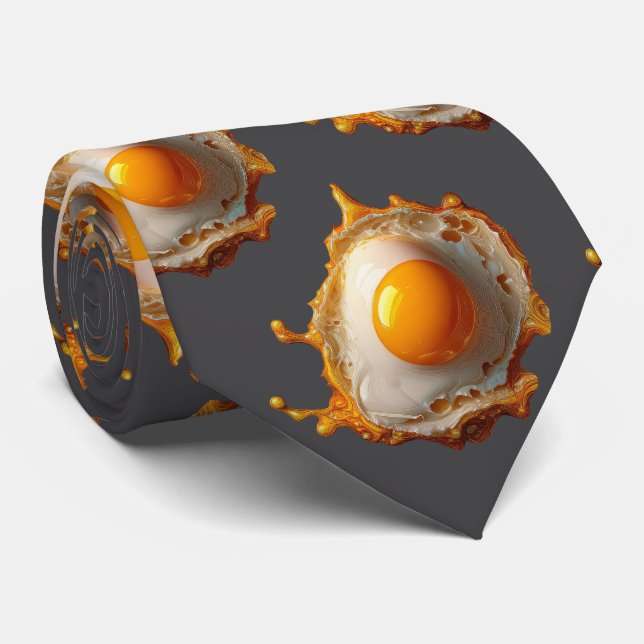 Gravata Ovos Fresos Juntos Para Cima (Rolled)