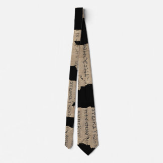 Gravata P52 Papyrus Fragment Tie–Earliest New Testament
