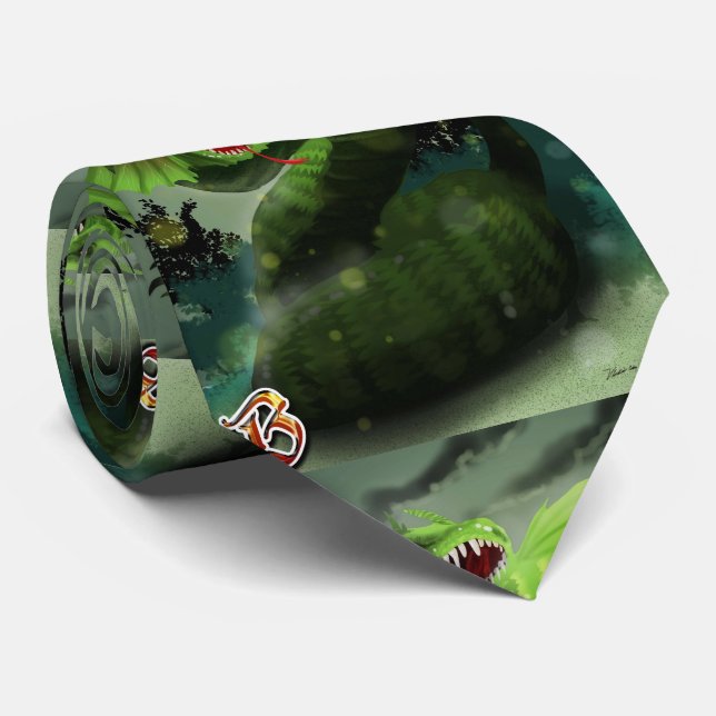 Gravata P é para Phoenix: B é para Basilisk Tie (Rolled)