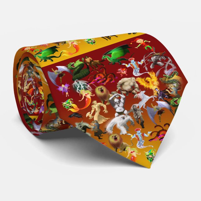 Gravata P é para Phoenix Tie (Dourado) (Rolled)