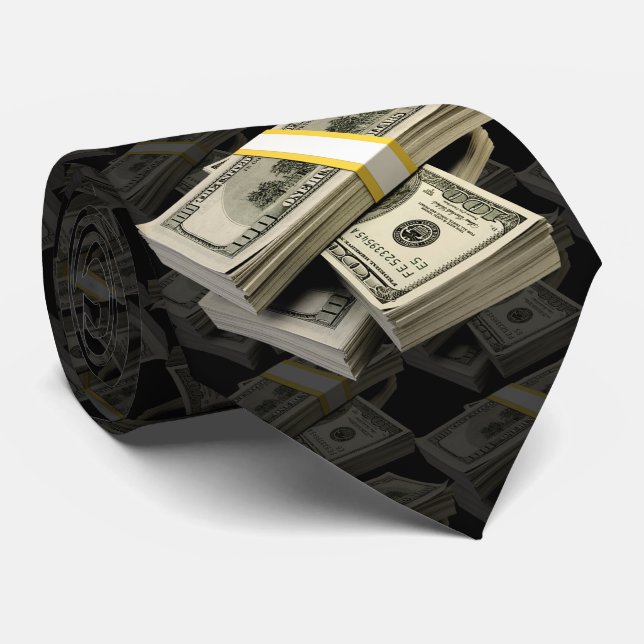 Gravata Pacotes com 100 dólares (Rolled)