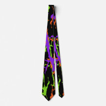 Padrão Abstrato Laranja Verde Roxo