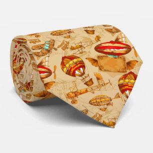 Gravata Padrão aeronáutico Steampunk