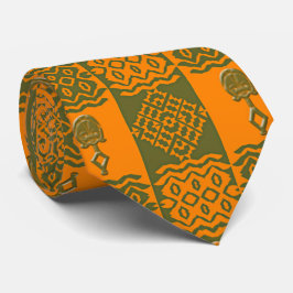 Gravata padrão africano tribal