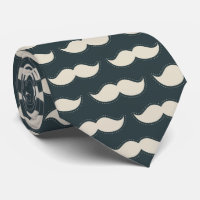 Padrão clássico de bigode em preto
