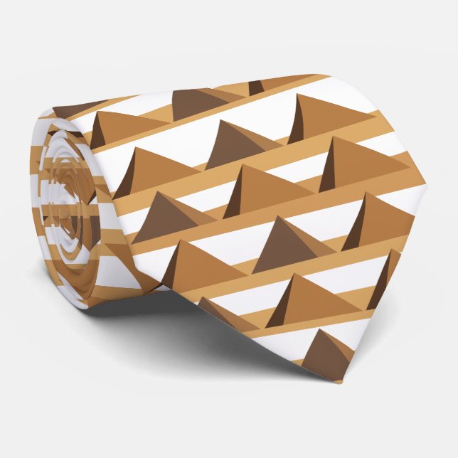 Gravata Padrão das Pirâmides Egípcias (Rolled)