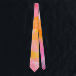 Gravata Padrão de Abstrato de Aquarela Cor-de-Água Rosa-Co<br><div class="desc">Padrão de Abstrato de Aquarela Cor-de-Água Rosa-Cons</div>