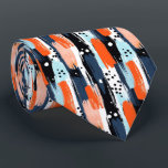 Gravata Padrão de Abstrato de Traços de Laranja Azul<br><div class="desc">Adicione uma vibrante cor ao seu guarda-roupa com o Abstrato de Pincéis Azuis Laranja. Esse design ousado e artístico combina tons azuis e laranja em um padrão cambaleante, fazer-o o acessório perfeito para um casamento, evento comercial ou até mesmo um dia de trabalho criativo. Quer você esteja querendo se destacar...</div>