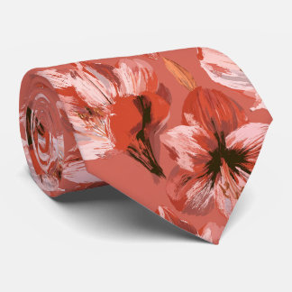 Gravata Padrão de Amaryllis Dia dos Pais Casamento Moderno
