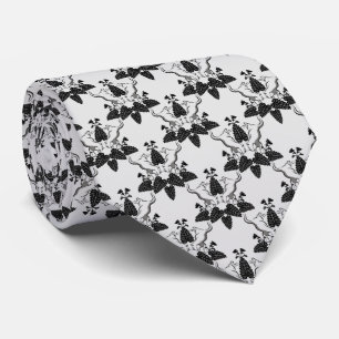 Gravata Padrão de aparência de Gatos e Damasco de Captura