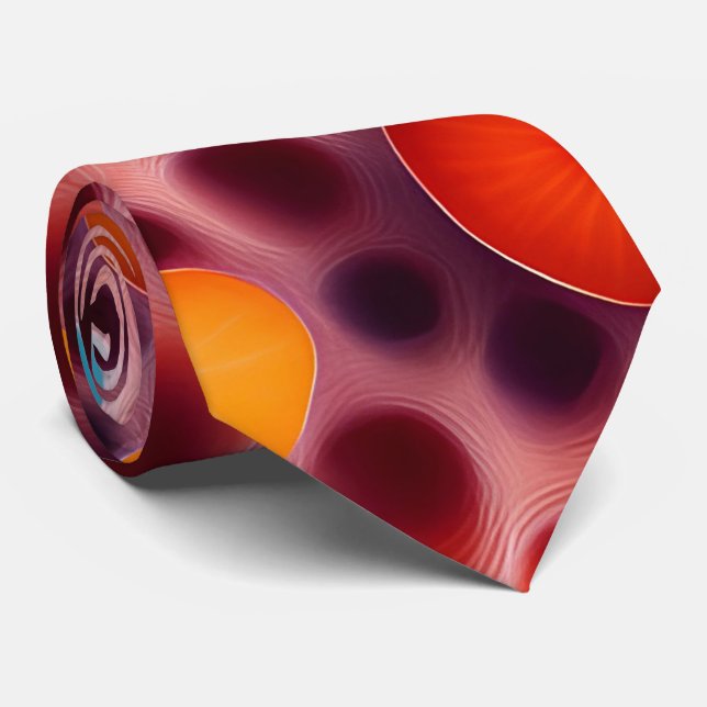 Gravata Padrão de Aquarela de Soda Tônico Gin (Rolled)