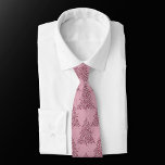 Gravata Padrão de árvore elegante | Dusty Mauve Rosa Natal<br><div class="desc">Esta é a estação para a alegre arte vestida! Bonita lavanda pastel de chique e doce roupa de Natal com padrão de paleta púrpura. Esta design festiva divertida apresenta árvores de Natal cintilantes e caprichosas com uma pintura frisada melhorada com brilho metálico falso juntamente com um fundo sólido de baixo...</div>