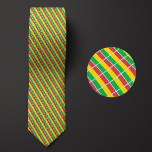 Gravata Padrão de Bandeira do Mali