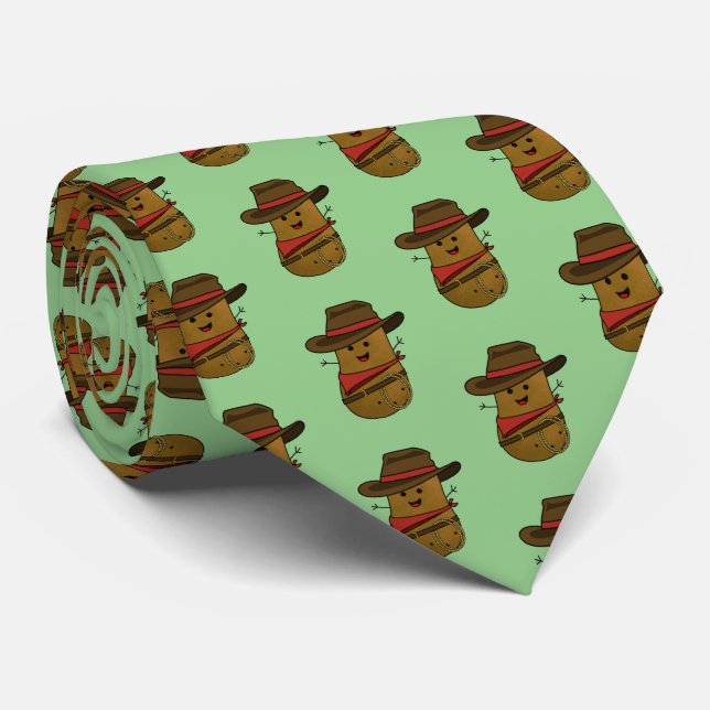 Gravata Padrão de Batata Cowboy (Rolled)