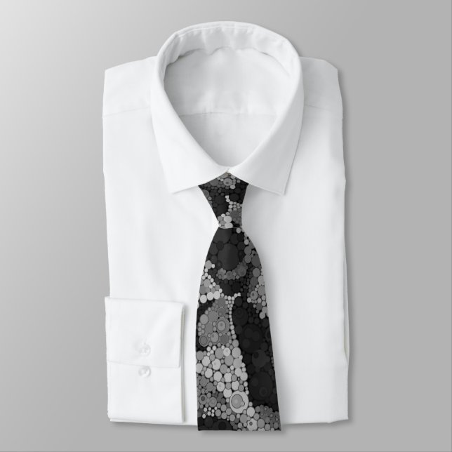 Gravata Padrão de bolinhas colorido (Amarrado)