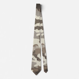 Gravata Padrão de Camuflagem Militar de Inverno