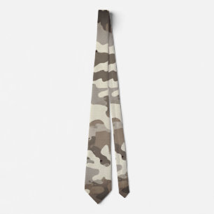 Gravata Padrão de Camuflagem Militar de Inverno