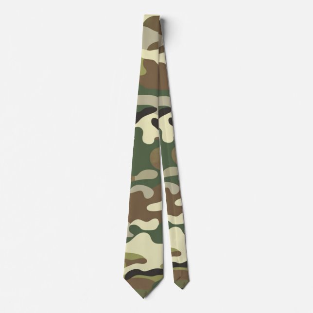 Gravata Padrão de Camuflagem Tático Multicam (Frente)