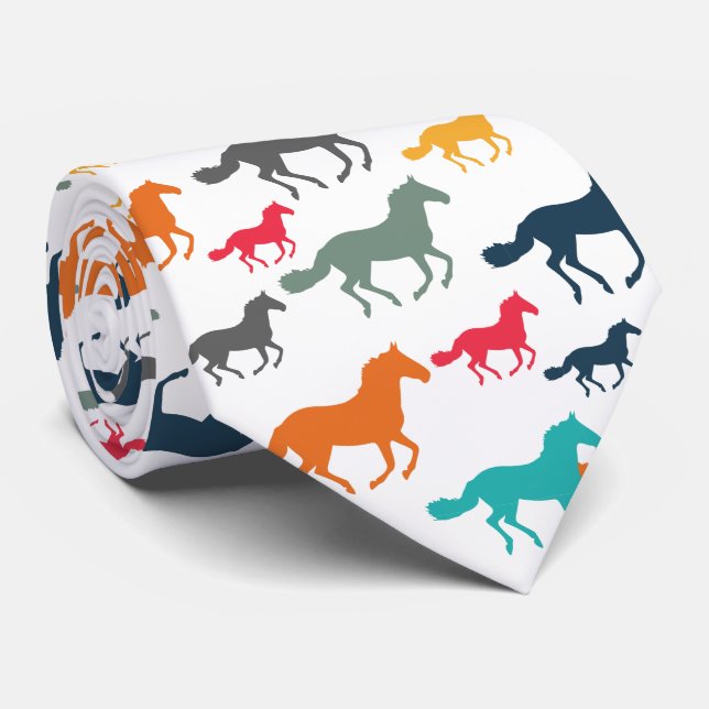 Gravata Padrão de Cavalo Cugado (Rolled)