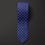 Gravata Padrão de chave azul e Dourada<br><div class="desc">Até macacos-graxa têm que se vestir às vezes. Este colar único e em voga é perfeito para,  digamos,  um mecânico de automóveis ou outro tipo de manual com senso de estilo. Certifique-se de verificar nossas meias correspondentes que apresentam o mesmo design e transformá-lo em um conjunto atraente.</div>