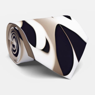 Gravata Padrão de Cinza Marrom Geométrico do Triângulo Mar