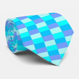 Gravata Padrão de cor azul neon