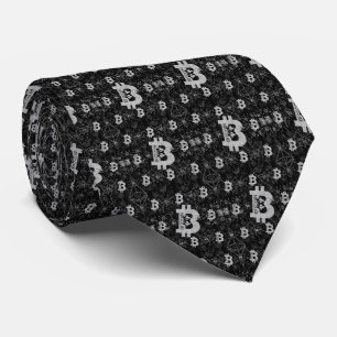 Gravata Padrão de Criptomoeda Digital Bitmoeda