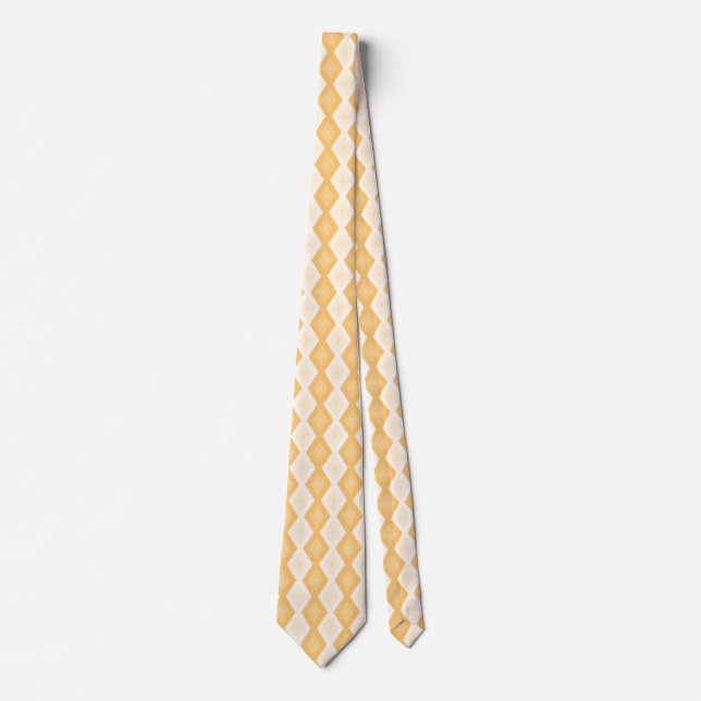 Gravata Padrão de diamante amarelo (Frente)