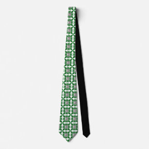 Gravata Padrão de Diamante em forma de pera verde