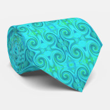 Padrão de espiral de Arte Líquida de Abstrato Azul