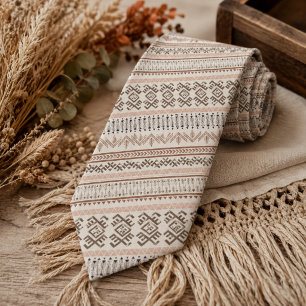 Gravata Padrão de Estilo Boho