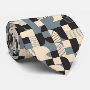 Gravata padrão de estilo moderno em azulejos
