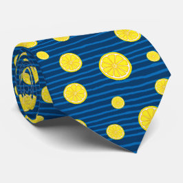 Gravata Padrão de fatias de limão