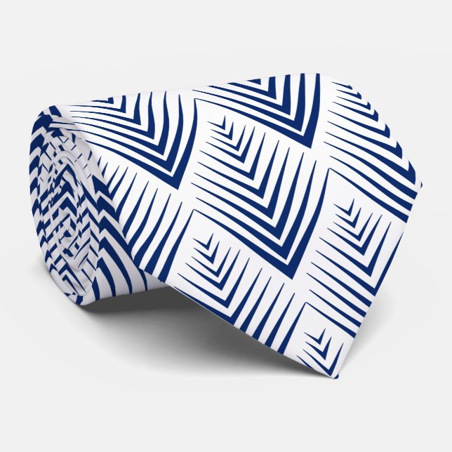 Gravata Padrão de Flores do Ventilador de Deco de Arte Bra (Rolled)