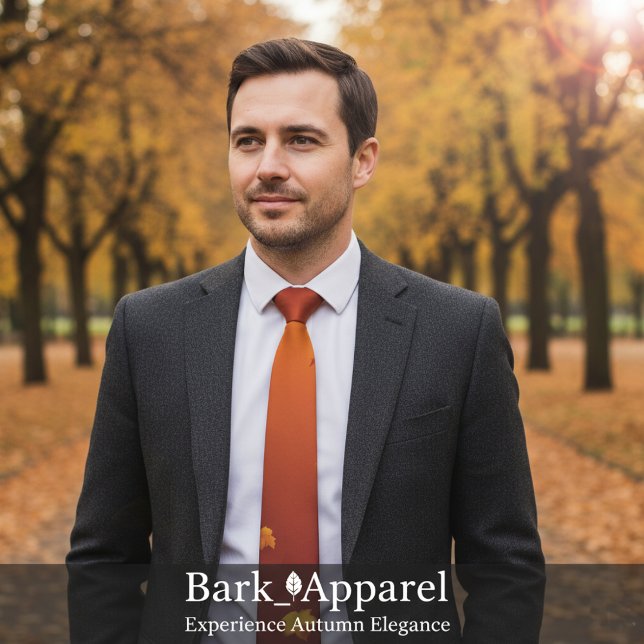 Gravata Padrão de Folha de Ouro do outono (Criador carregado)