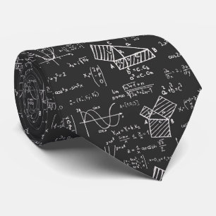 Gravata Padrão de Fórmulas Matemáticas