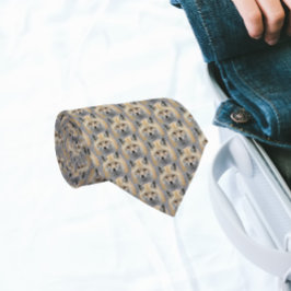 Gravata Padrão de Foto da Vida Selvagem da Fox Vermelha